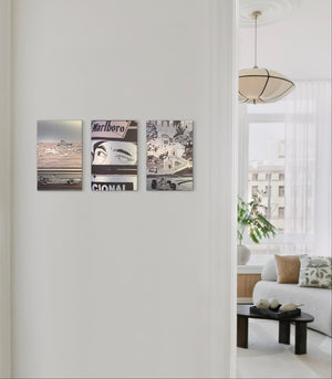 Senna Moments - Aluminium Triptych