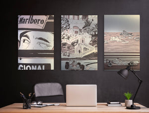 Senna Moments - Aluminium Triptych
