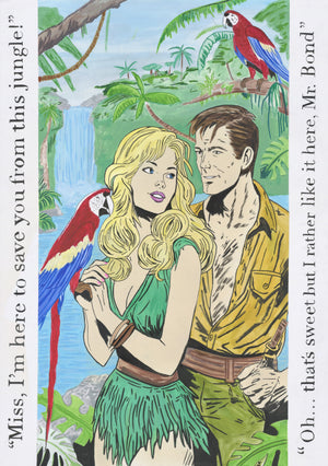 I rather like it here, Mr. Bond